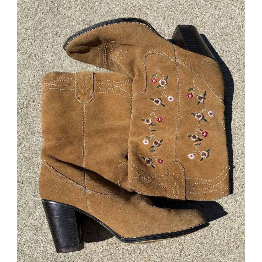 Anthropology Seychelles Western Boots Womens Sz 8 Embroidered Cowgirl Festival - Picture 8 of 16
